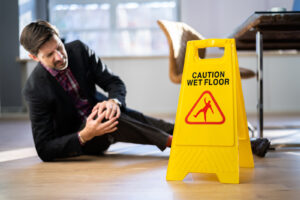 Slip Fall Accident Floor Sign 450329713